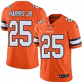 Nike Men & Women & Youth Broncos 25 Chris Harris Jr Orange Color Rush Limited Jersey,baseball caps,new era cap wholesale,wholesale hats